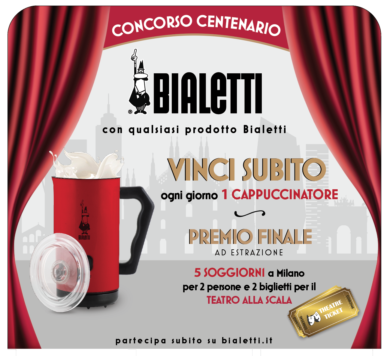 esempio concorso Bialetti come evento promozionale per il suo centenario